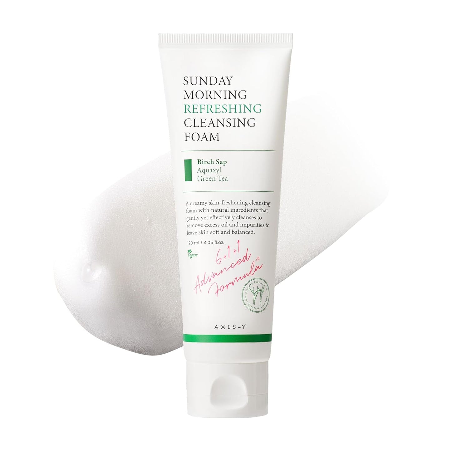 Axis-Y Sunday Morning Refreshing Cleansing Foam (120ml)
