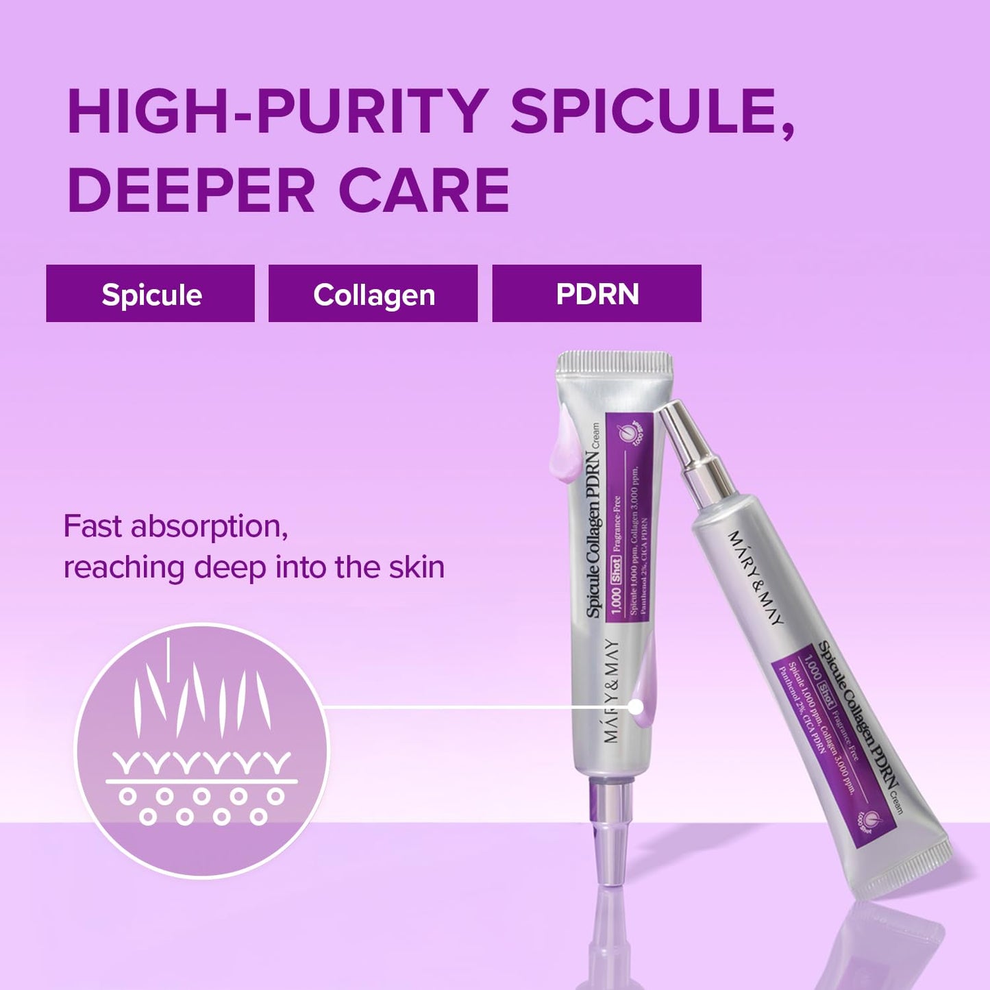 Mary&May - Spicule Collagen PDRN Cream (15g)