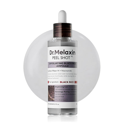 Dr.Melaxin - Peel Shot Exfoliating Black Rice Ampoule (80ml)