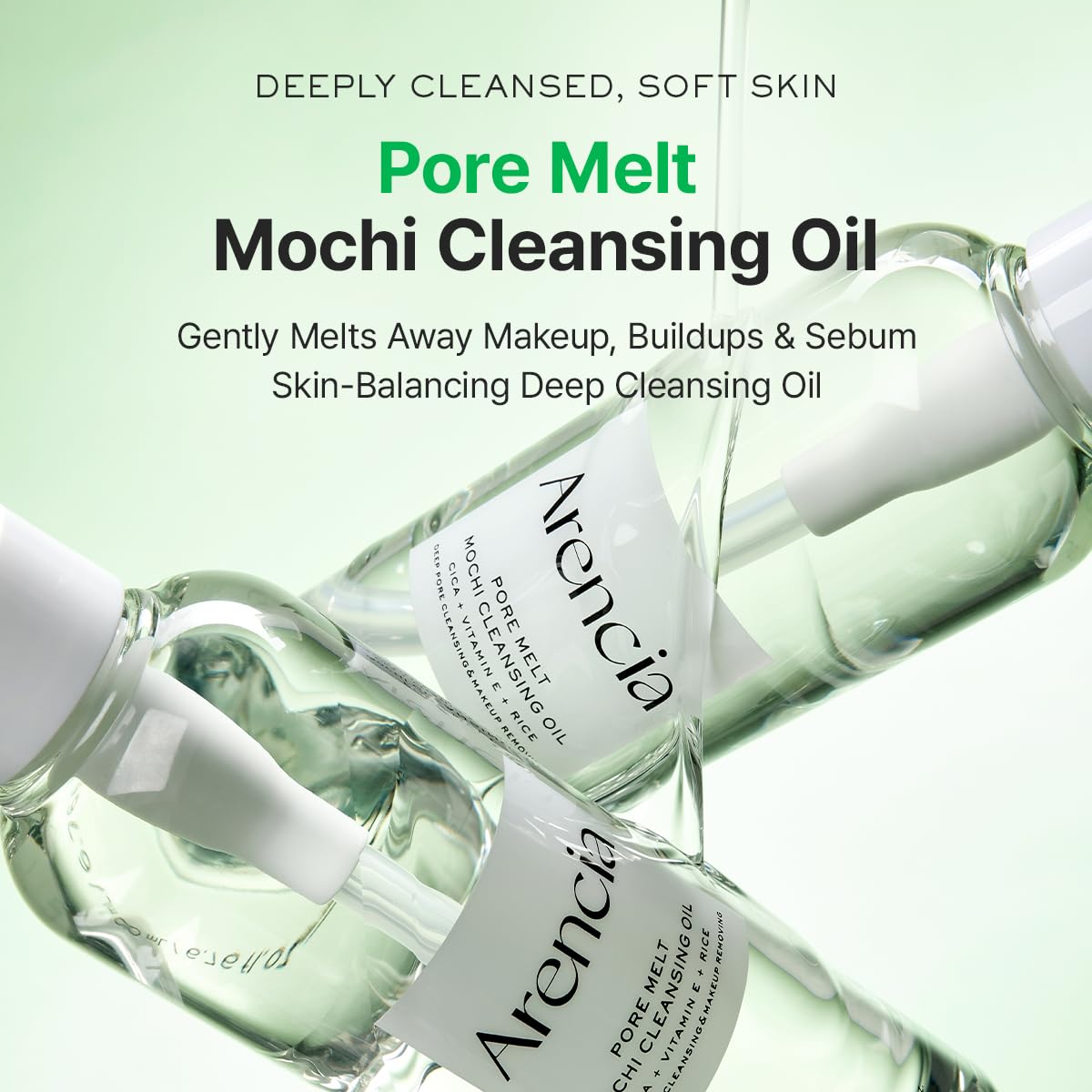 Arencia - Pore Melt Mochi Cleansing Oil (200ml)