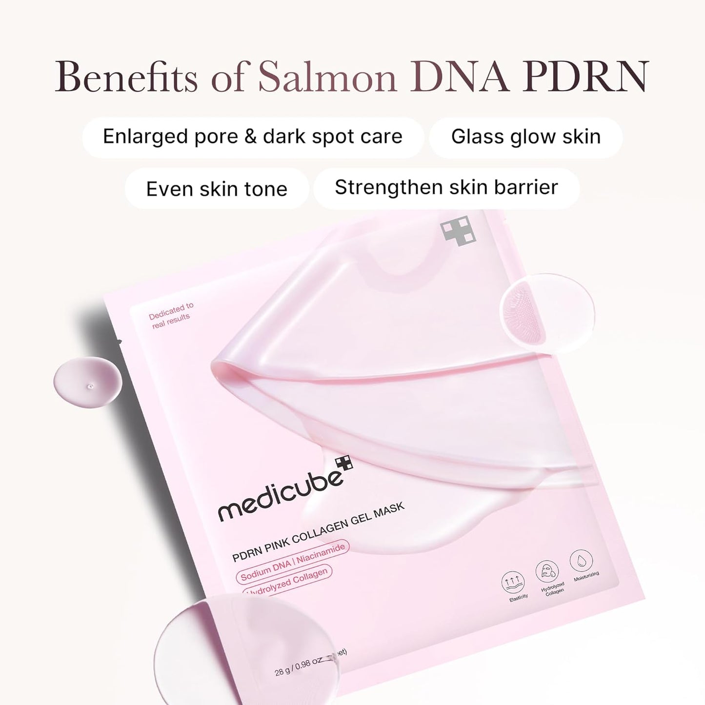 Medicube - PDRN Pink Collagen Gel Mask (28g X 4)
